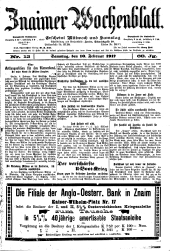 Znaimer Wochenblatt