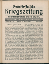 Karnisch-Julische Kriegszeitung