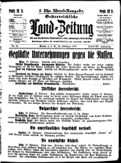 Österreichische Land-Zeitung