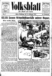 Volksblatt für Stadt und Land