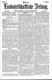 Wiener Landwirtschaftliche Zeitung