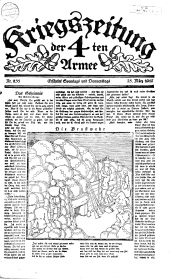 Kriegszeitung der 4. Armee