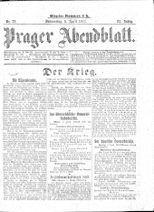 Prager Abendblatt