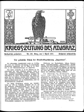 Kriegszeitung des A.T.V. Graz