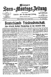 Wiener Sonn- und Montags-Zeitung