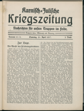 Karnisch-Julische Kriegszeitung