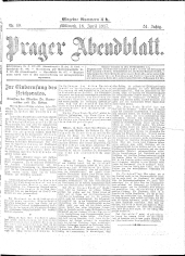 Prager Abendblatt