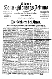 Wiener Sonn- und Montags-Zeitung