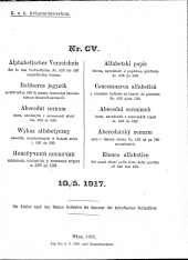 Verlustliste Alphabetisches Verzeichnis