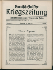 Karnisch-Julische Kriegszeitung