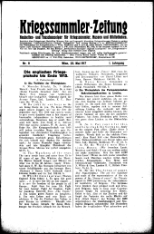 Kriegssammler-Zeitung