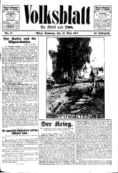 Volksblatt für Stadt und Land