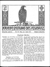 Kriegszeitung des A.T.V. Graz