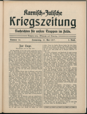 Karnisch-Julische Kriegszeitung