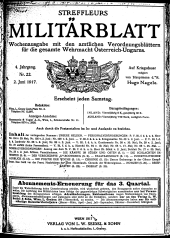 Streffleur's Militärblatt