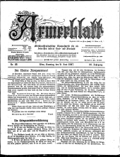 Armeeblatt: militär-wiss. Wochens. ...unserer Land- u. Seemacht