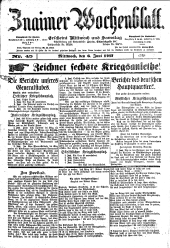 Znaimer Wochenblatt