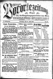 Grazer Vorortezeitung: Organ f. d. Umgebungsgemeinden v. Graz