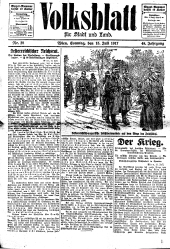 Volksblatt für Stadt und Land