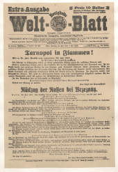 Extraausgaben des 1. Weltkrieges