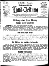 Österreichische Land-Zeitung