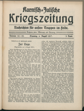 Karnisch-Julische Kriegszeitung