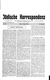 Jüdische Korrespondenz