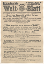 Extraausgaben des 1. Weltkrieges