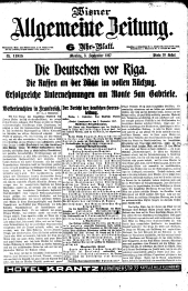 Wiener Allgemeine Zeitung