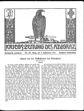 Kriegszeitung des A.T.V. Graz