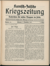 Karnisch-Julische Kriegszeitung