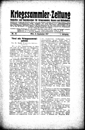 Kriegssammler-Zeitung