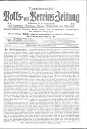 Niederösterreichsiche Volks- und Vereinszeitung