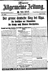 Wiener Allgemeine Zeitung