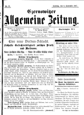 Czernowitzer Allgemeine Zeitung