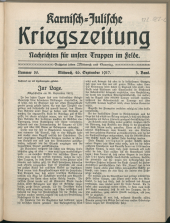 Karnisch-Julische Kriegszeitung