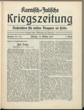 Karnisch-Julische Kriegszeitung