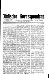 Jüdische Korrespondenz