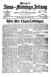 Wiener Sonn- und Montags-Zeitung