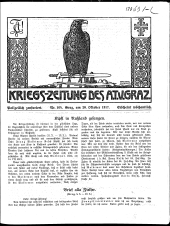 Kriegszeitung des A.T.V. Graz