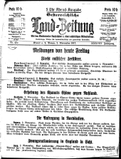 Österreichische Land-Zeitung