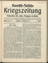 Karnisch-Julische Kriegszeitung