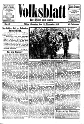 Volksblatt für Stadt und Land
