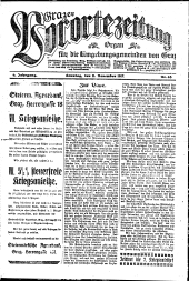 Grazer Vorortezeitung: Organ f. d. Umgebungsgemeinden v. Graz