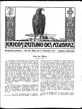 Kriegszeitung des A.T.V. Graz