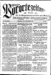 Grazer Vorortezeitung: Organ f. d. Umgebungsgemeinden v. Graz