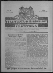 Streffleur's Militärblatt