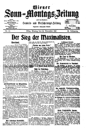 Wiener Sonn- und Montags-Zeitung