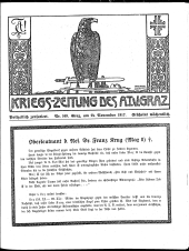 Kriegszeitung des A.T.V. Graz