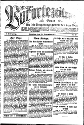 Grazer Vorortezeitung: Organ f. d. Umgebungsgemeinden v. Graz